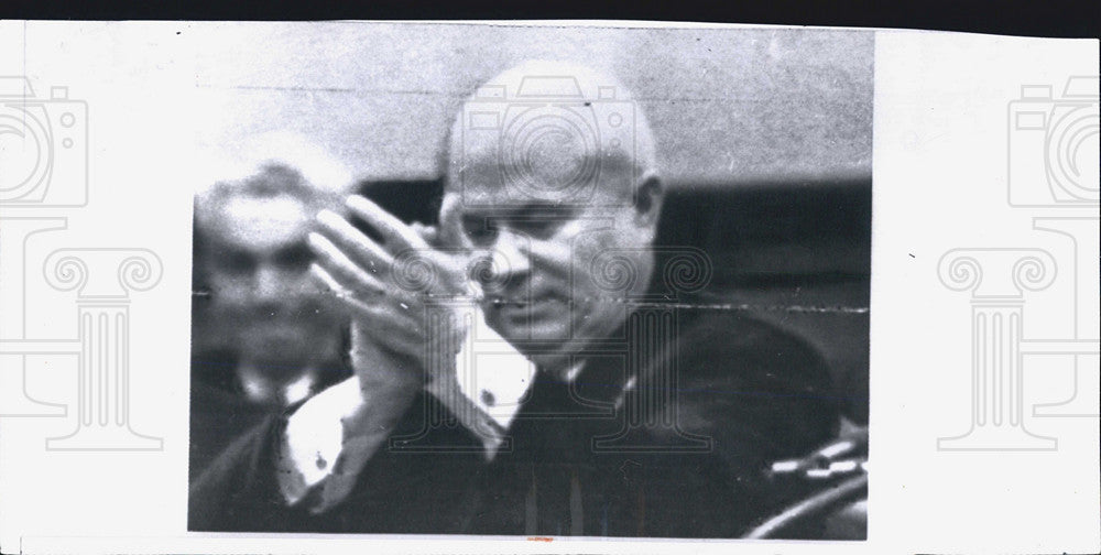 1959 Press Photo Soviet Premier Nikita Khrushchev Approves Of 21st Congress - Historic Images