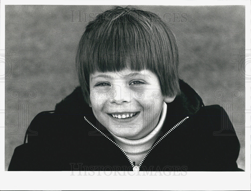 1978 Press Photo Tony Zidek, Easter Seal Poster Boy - Historic Images