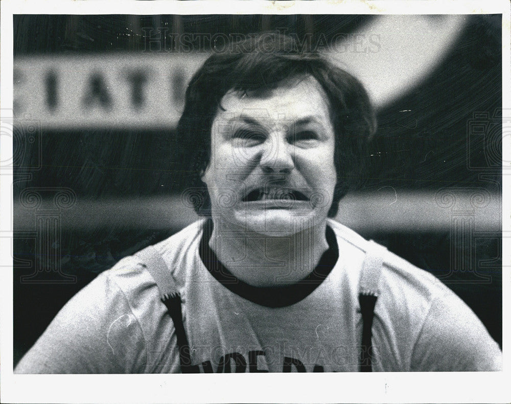 1974 Press Photo John Zierer Sare park team championship weightlifting - Historic Images