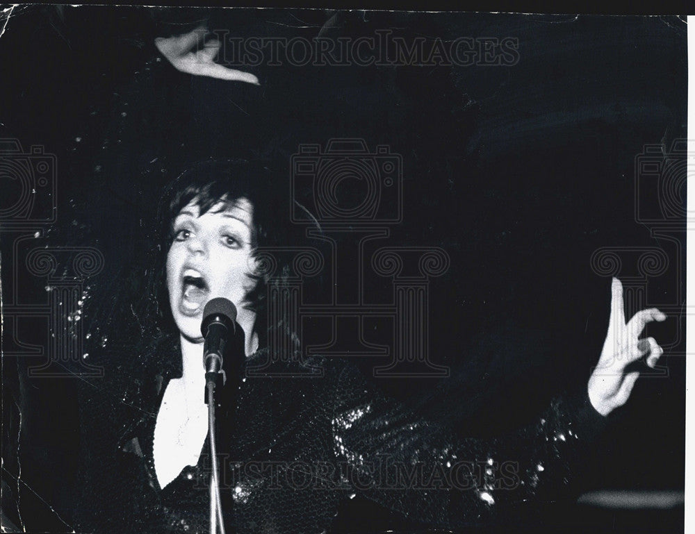 1977 Press Photo Singer Liza Minnelli - Historic Images