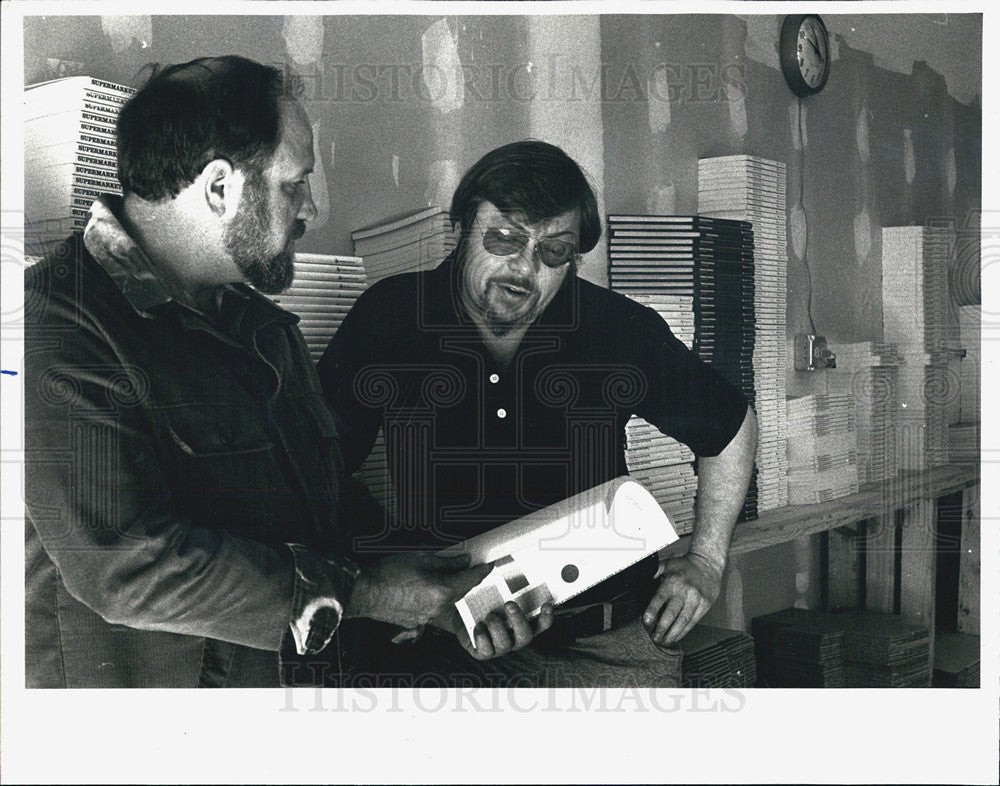 1977 Press Photo Publishers Keith Ray and Mike Michaelson - Historic Images