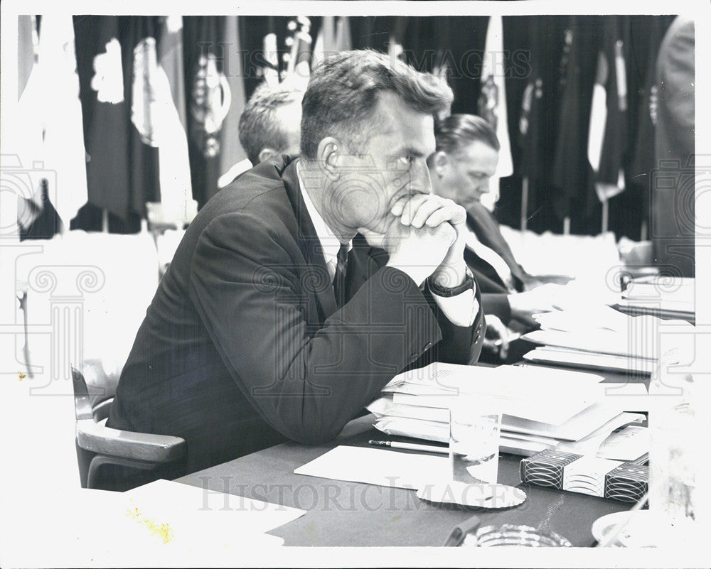 1955 Press Photo Gov Robert B Meyner of NJ - Historic Images