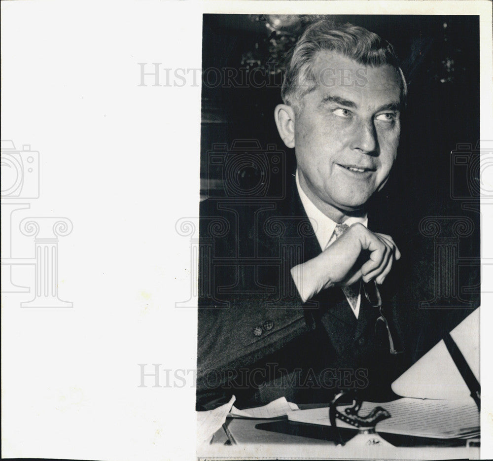 1964 Press Photo Robert B. Meyner,fromer New Jersey Mayor. - Historic Images