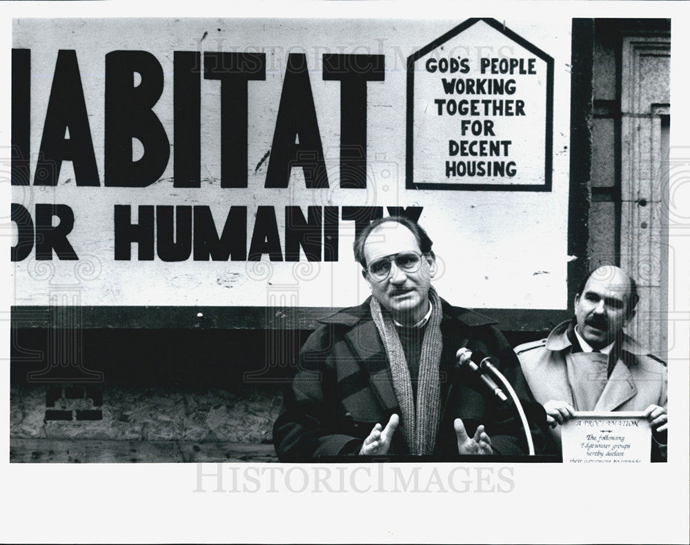 1992 Press Photo Rev. Jim Queen President Habita - Historic Images