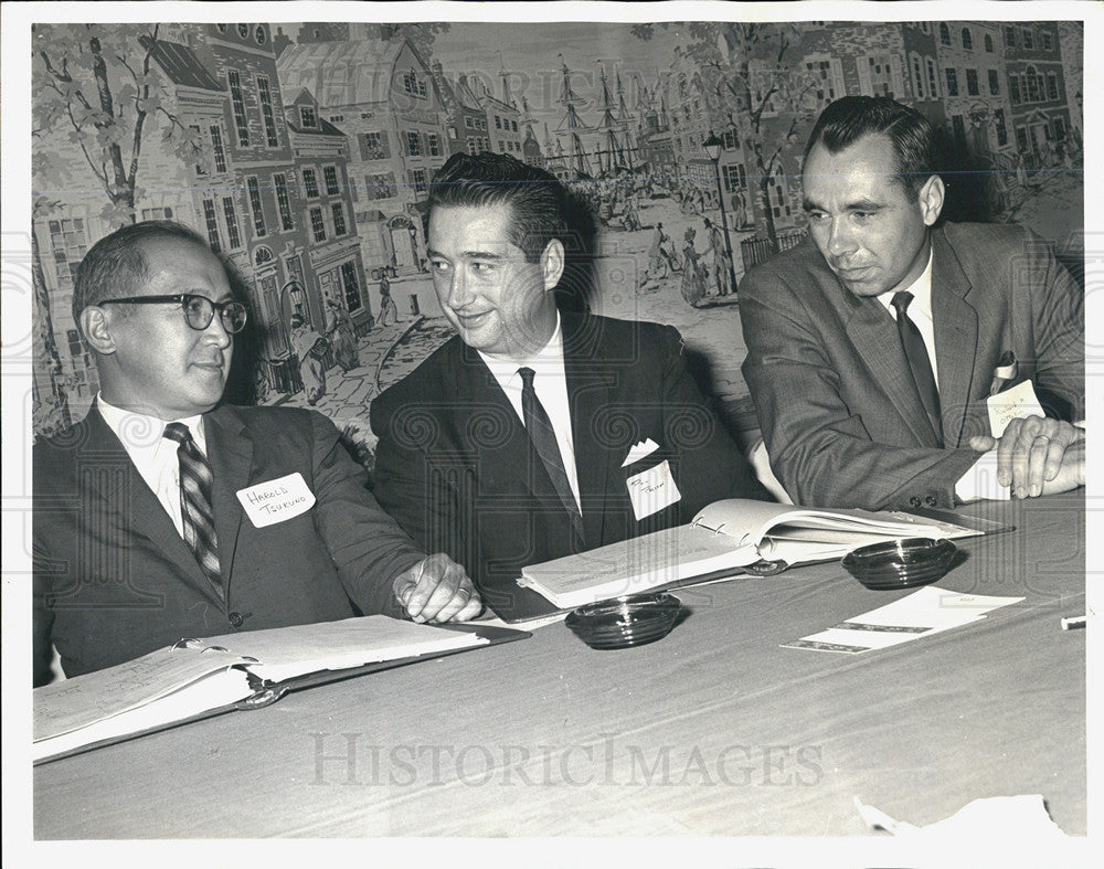 1965 Press Photo Phil Preston Harold Taukuno Richard Ottolin Speakers CPA - Historic Images