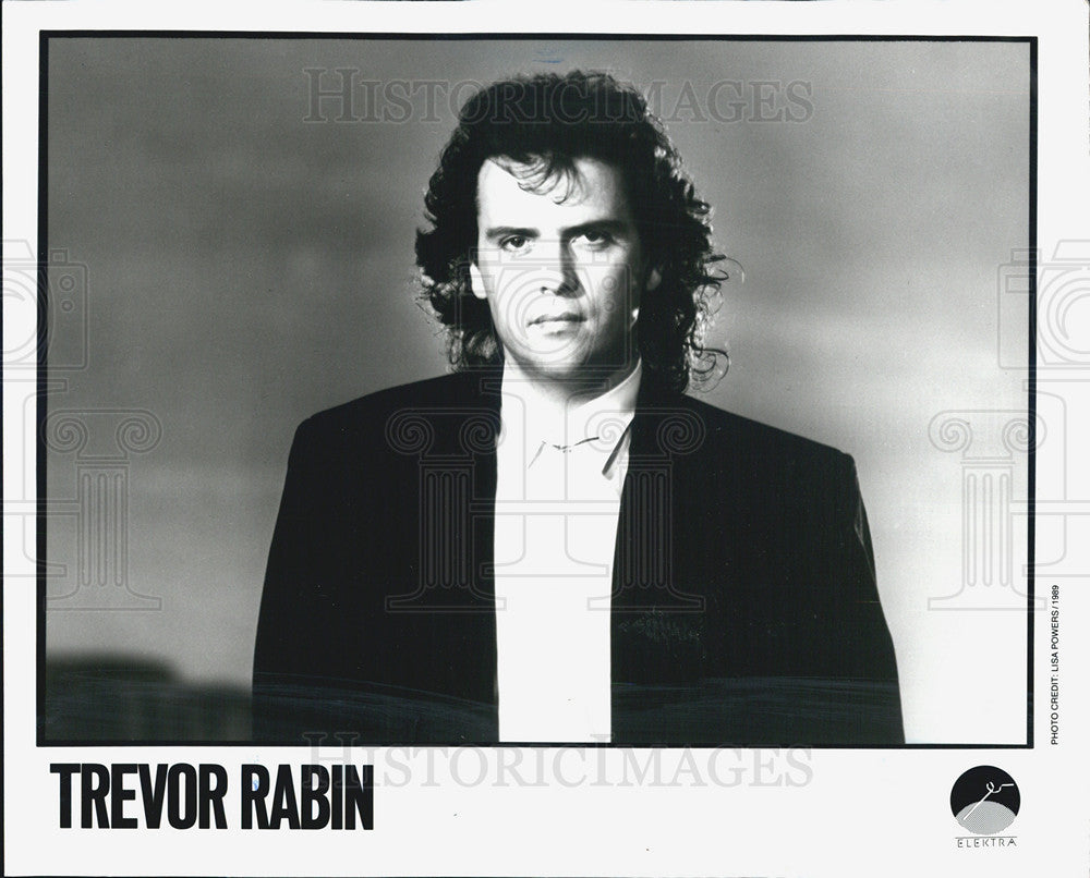 1989 Press Photo South African Musician, Guitarist, Vocalist Trevor Rabin - Historic Images