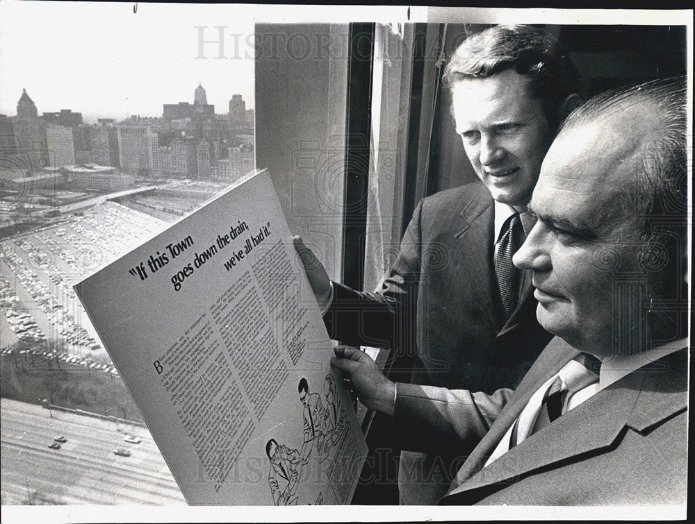 1970 Press Photo Deputy Mayor David E. Stahl/Lawrence S. Provo/Urban Advisory - Historic Images