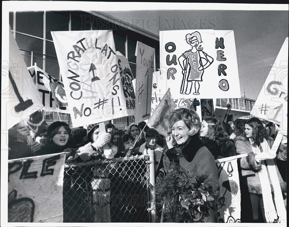 1973 Press Photo Marily Orsucci Illinois Teacher of the Year - Historic Images