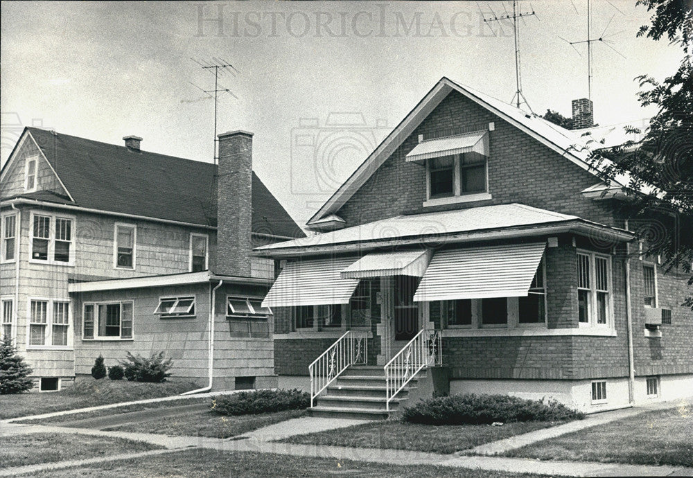 Press Photo Patrick Nugent&#39;s house on Prescot Street - Historic Images