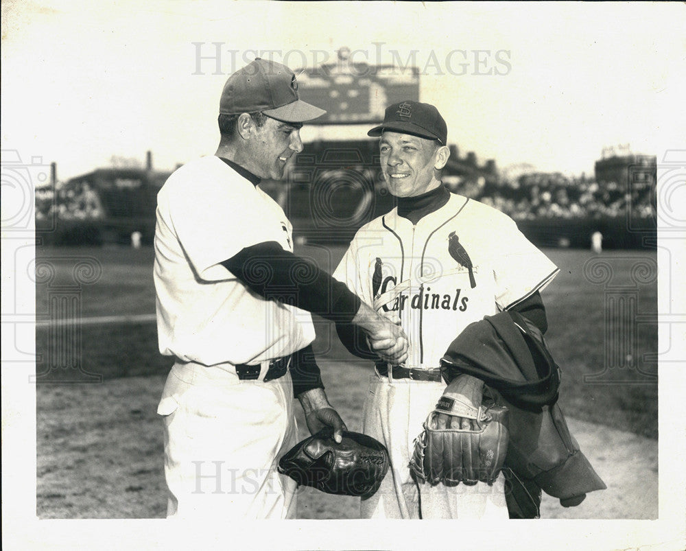 1964 Press Photo Eddie Staney Cardinals - Historic Images