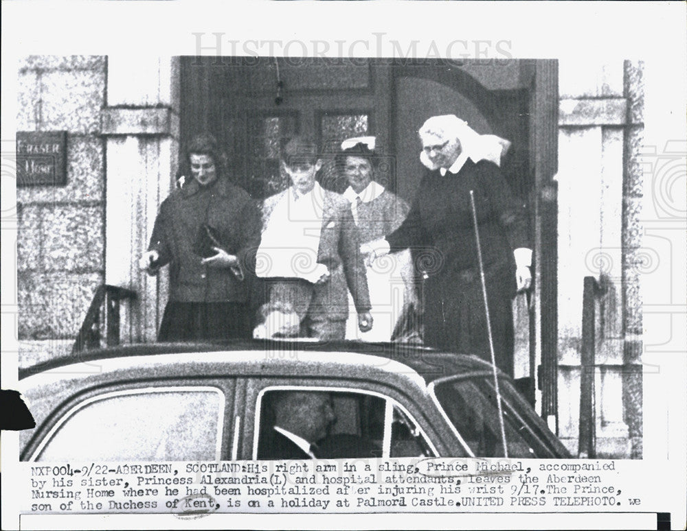 1956 Press Photo Prince Michale Duchess of Kent - Historic Images