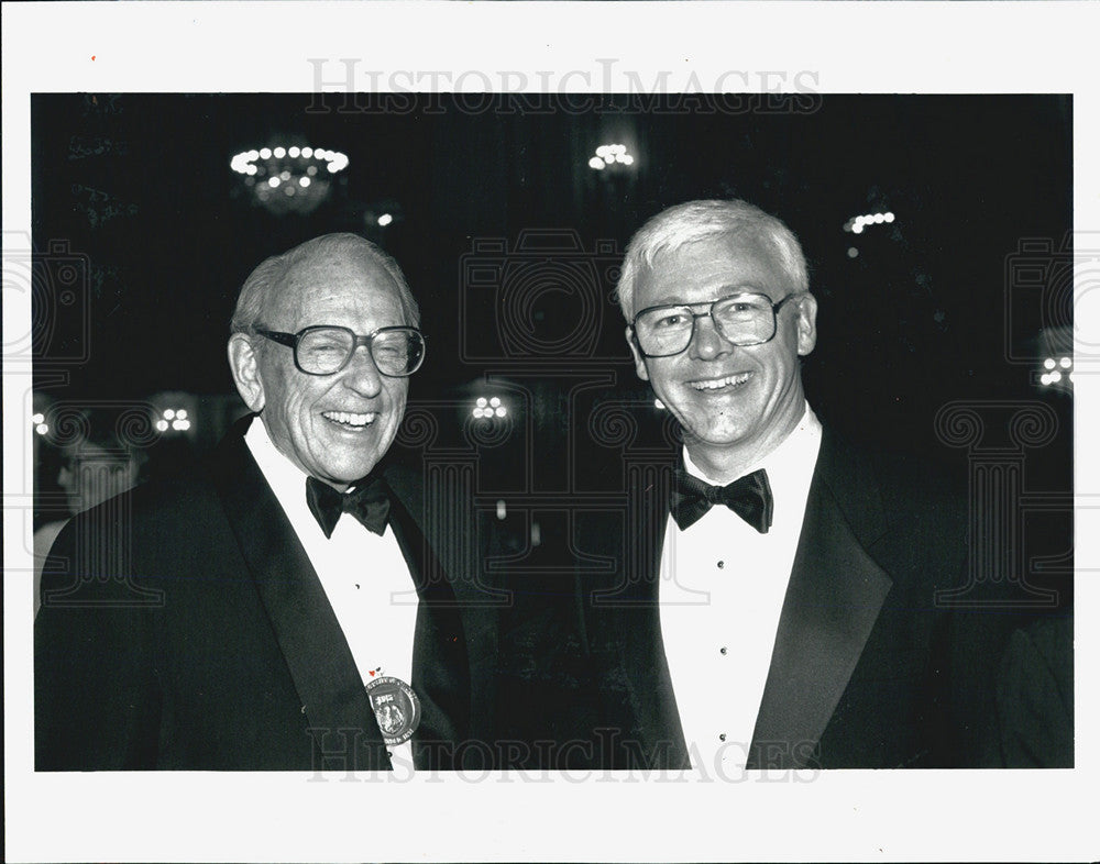 1991 Press Photo Irving B Harris Robert Michael - Historic Images