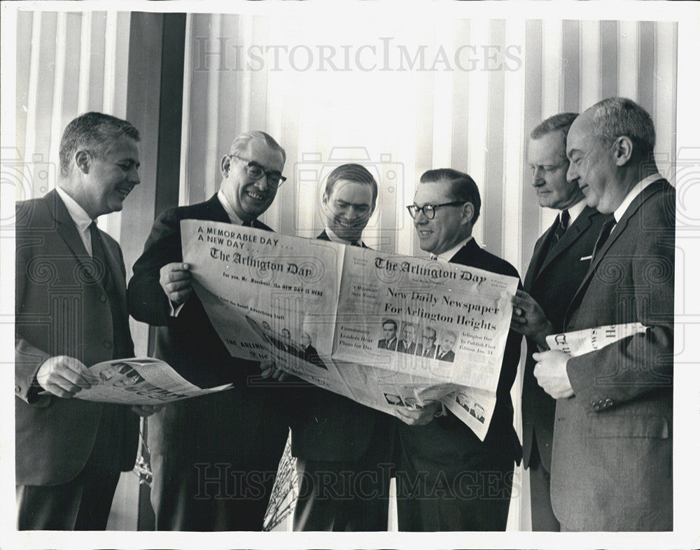 1966 Press Photo John Stanton Marshall Field John Woods George Young M Fischer - Historic Images