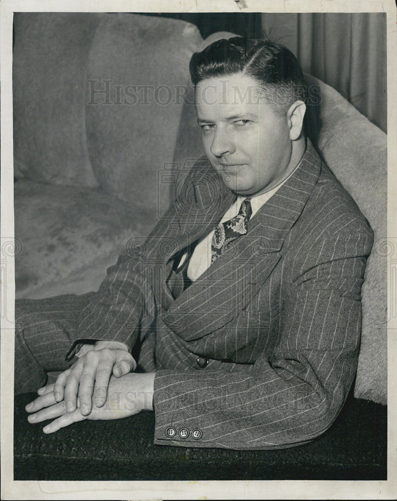 1948 Press Photo Andrew A. Moore, newly appointed Principal of Garfield School - Historic Images