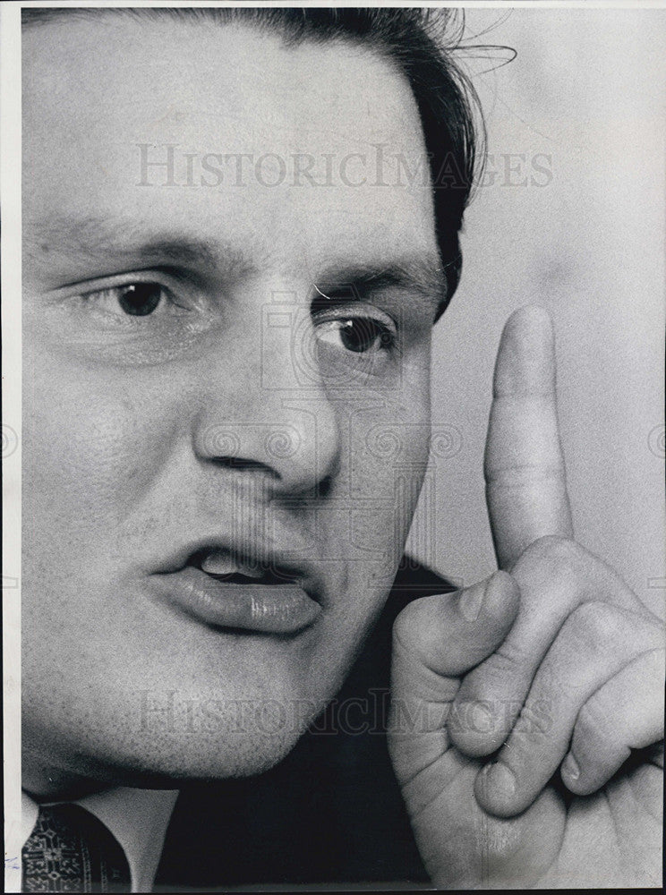 1971 Press Photo Barkley Moore A Peace Core Volunteer - Historic Images