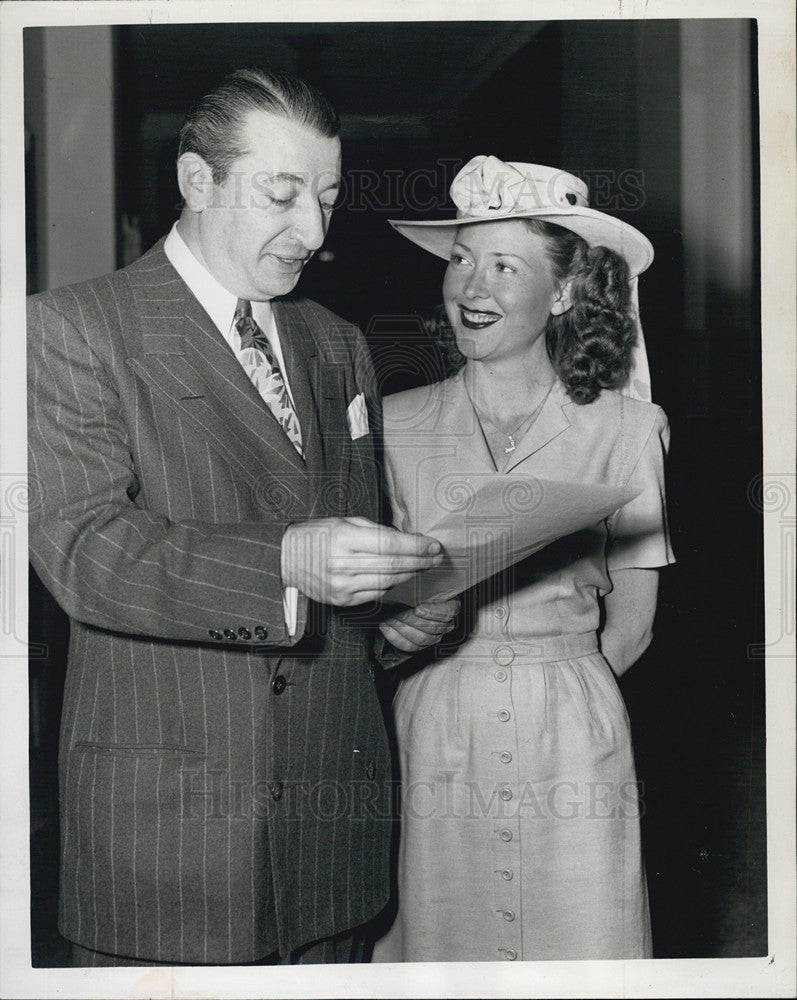 1947 Press Photo Mrs. Clarice Rasmussen Attorney Irving Eisenman - Historic Images