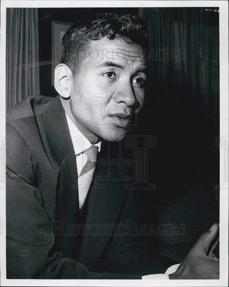 1969 Press Photo of Pierrot Rakotamalala, Madagascae official. - Historic Images