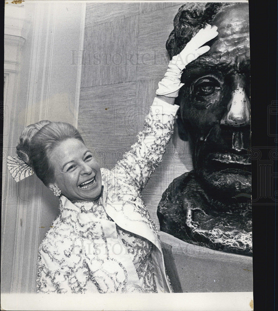 1972 Press Photo Mrs. Martha Mitchell at GOP Women&#39;s Conference - Historic Images