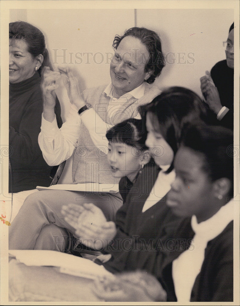 1993 Press Photo Richard Young at People&#39;s Music School - Historic Images