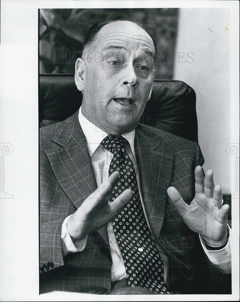 Press Photo Blaine Yarrington, Executive V.P. of Standard Oil Co. - Historic Images