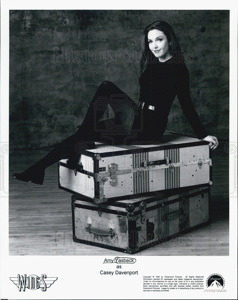 Press Photo Amy Yasbeck as Casey Davenport in Wings - Historic Images