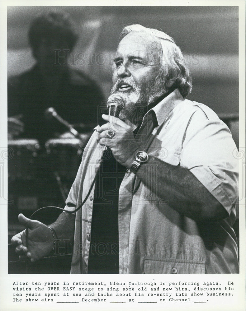 Press Photo Glenn Yarbrough - Historic Images