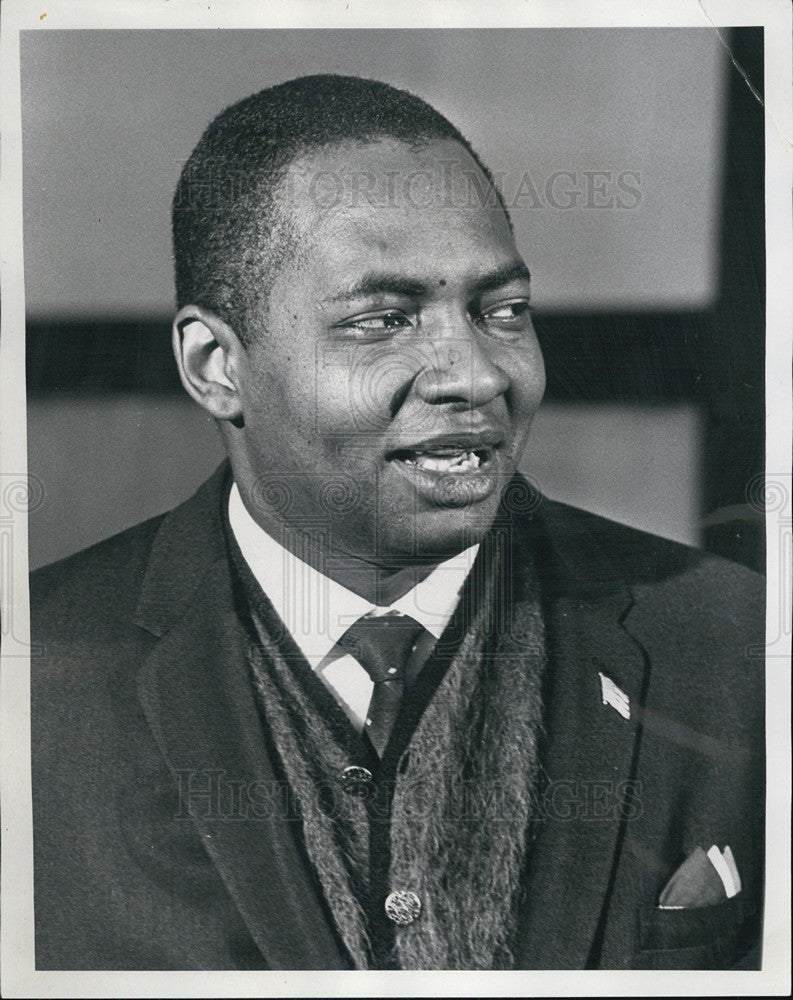 1968 Press Photo Rev. Henry Mitchell. Pres. North Star United Missionary Workers - Historic Images