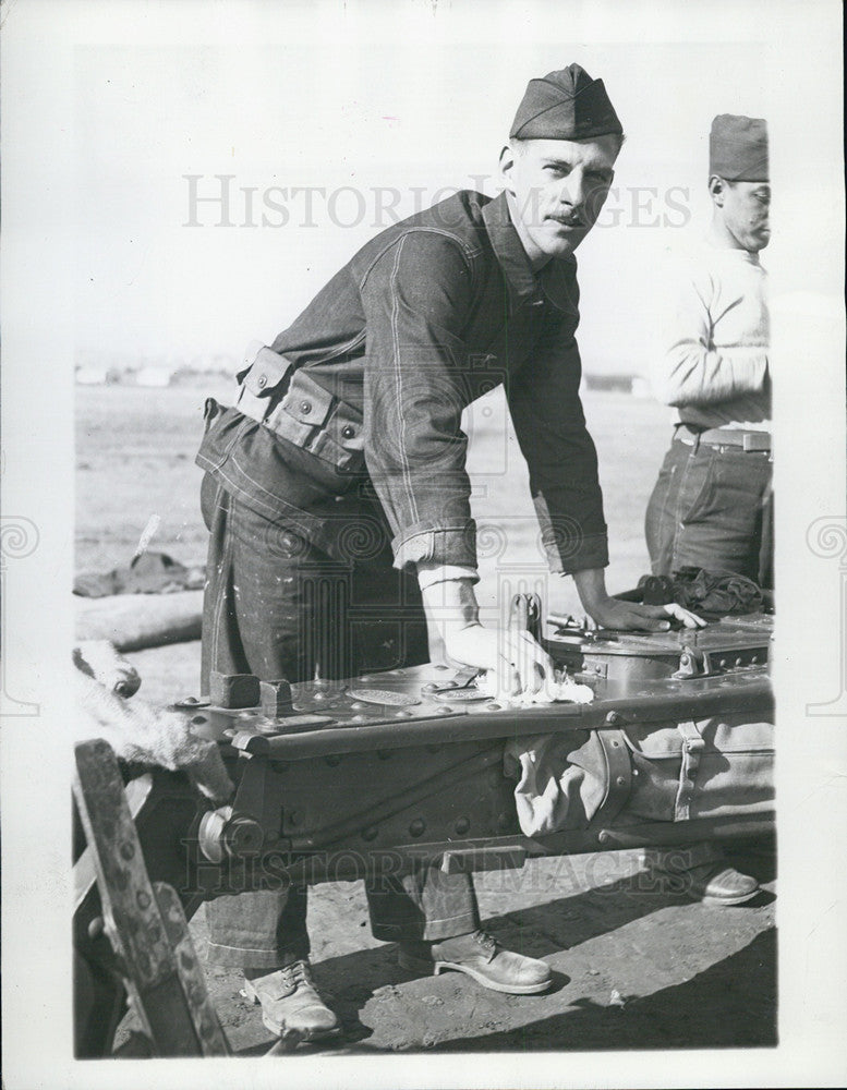 1941 Press Photo Pvt. John L. Mitchell, son of Brig. Gen. William Mitchell - Historic Images