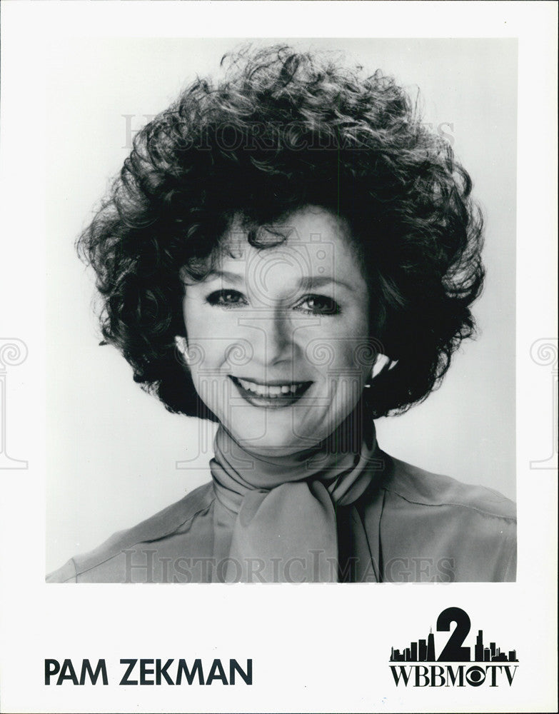 Press Photo Pam Zekman WBBH-TV - Historic Images