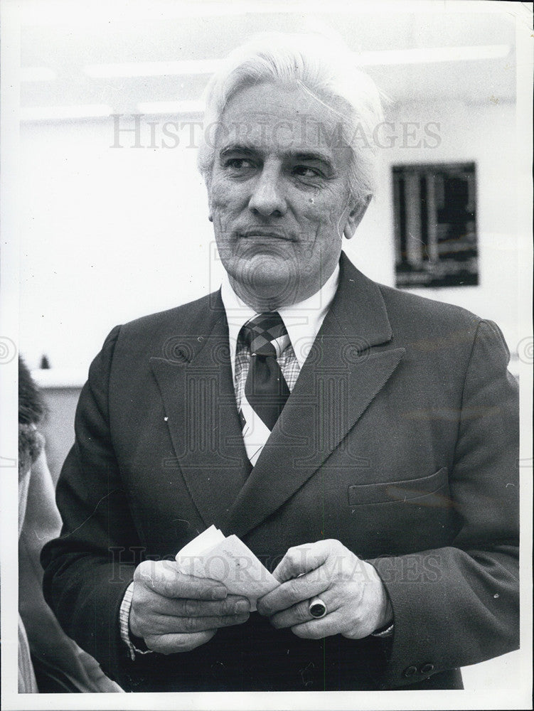 1974 Press Photo of Wesley Puckinski, Chicago Ald. Roman Pucinski&#39;s brother - Historic Images