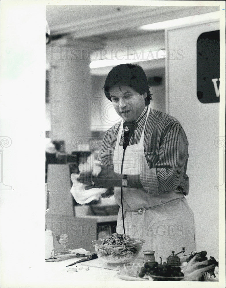 Press Photo Author and Chef Wolfgang Puck - Historic Images