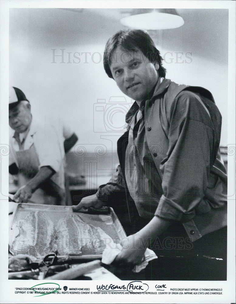 Press Photo Chef Wolfgang Puck - Historic Images