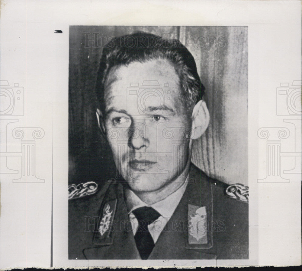 1962 Press Photo Maj. Gen. Helmut Poppe - Historic Images
