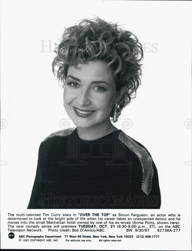 1997 Press Photo Annie Potts in Over The Top - Historic Images