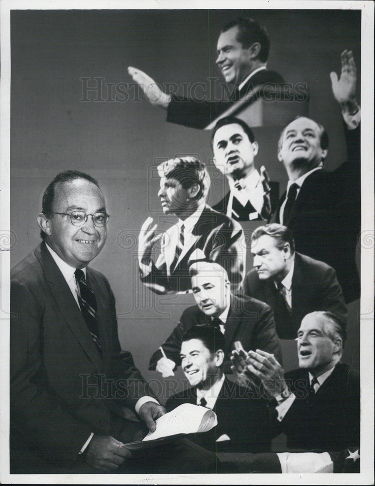 1969 Press Photo Theodore H. White hosts The Making Of The President: 1968 - Historic Images