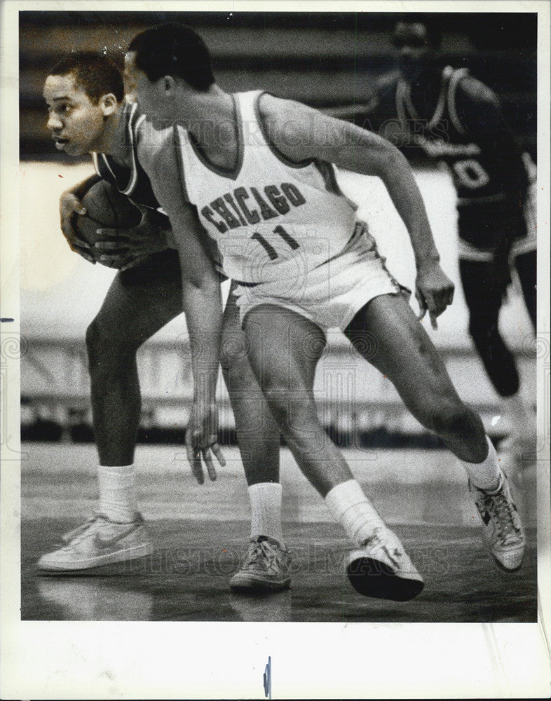 1984 Press Photo UIC vs Western Ill - Historic Images