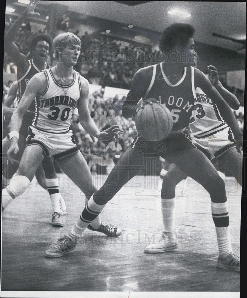 1974 Press Photo A Matthews of Bloom u at All State game - Historic Images