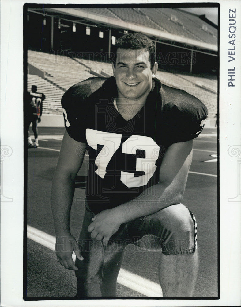 1992 Press Photo University of IllinoisFootball Player - Historic Images
