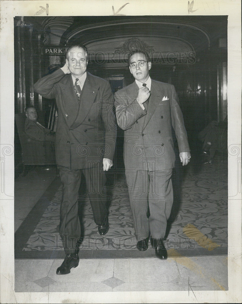 1950 Press Photo Donald Dawson and Merle Young - Historic Images