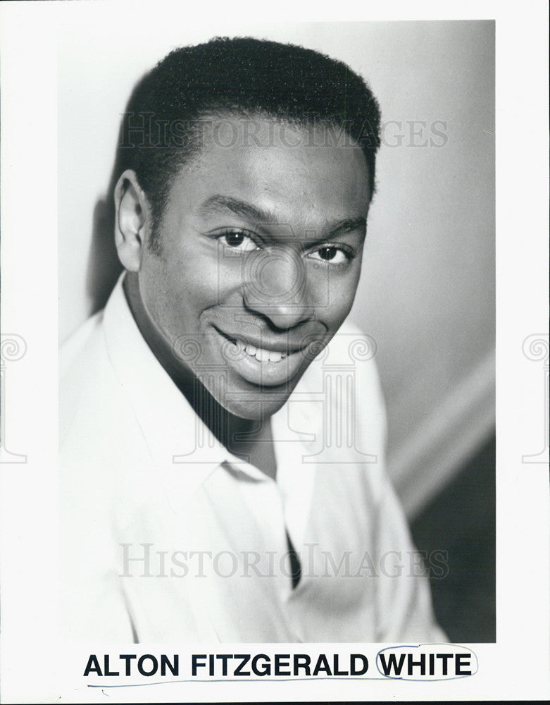 Press Photo Alton Fitzgerald White - Historic Images