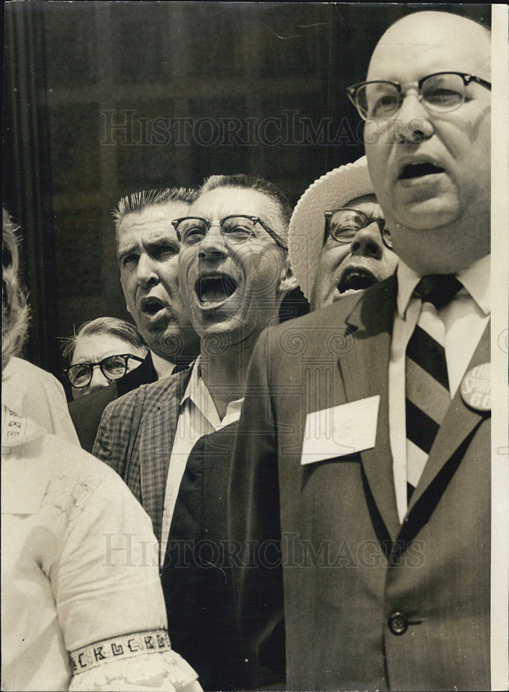 1966 Press Photo American Union of Swedish Singers - Historic Images