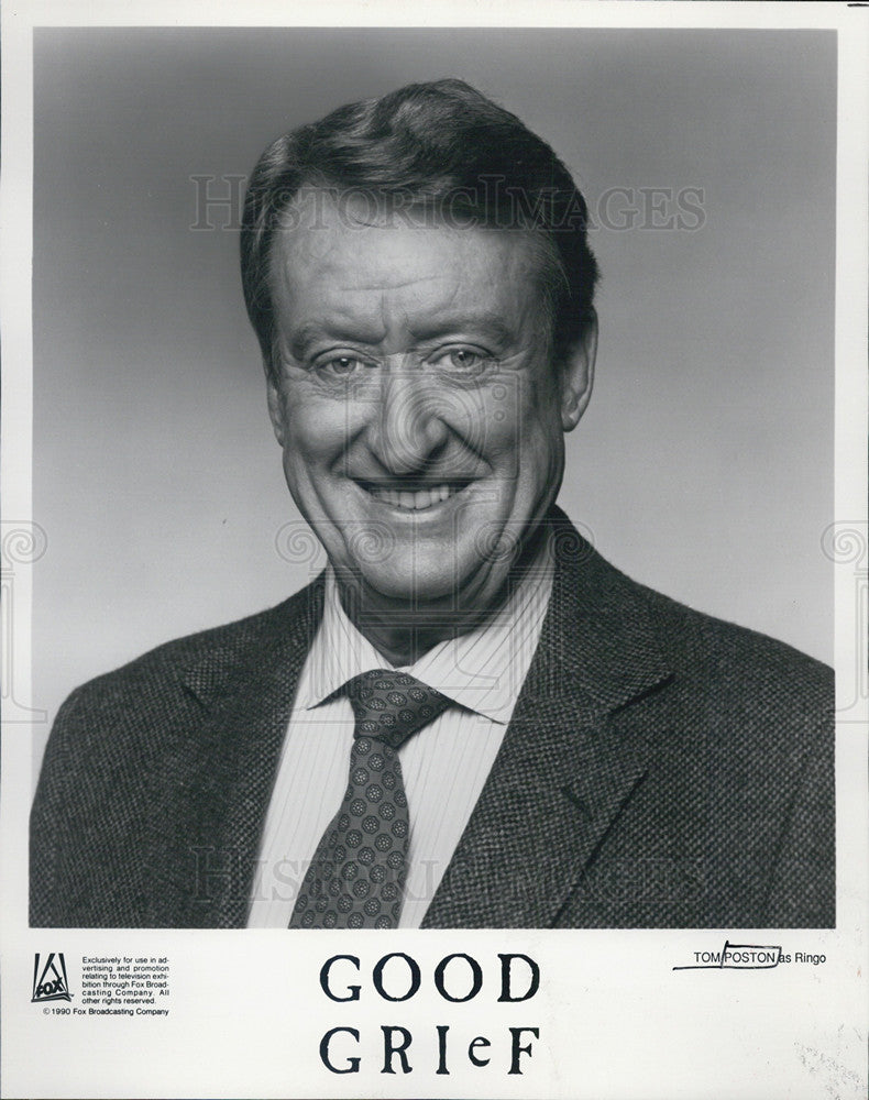 1990 Press Photo Tom Poston in &quot;Good Grief&quot; - Historic Images