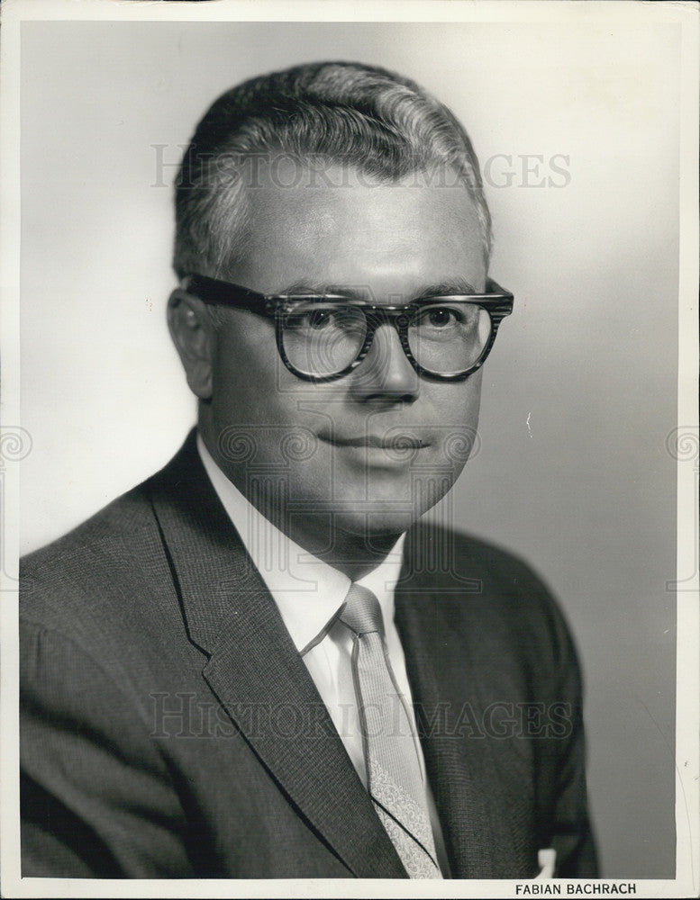 1963 Press Photo Mr. Donald L. Porth Vice President Director Of Sales Cullingan - Historic Images