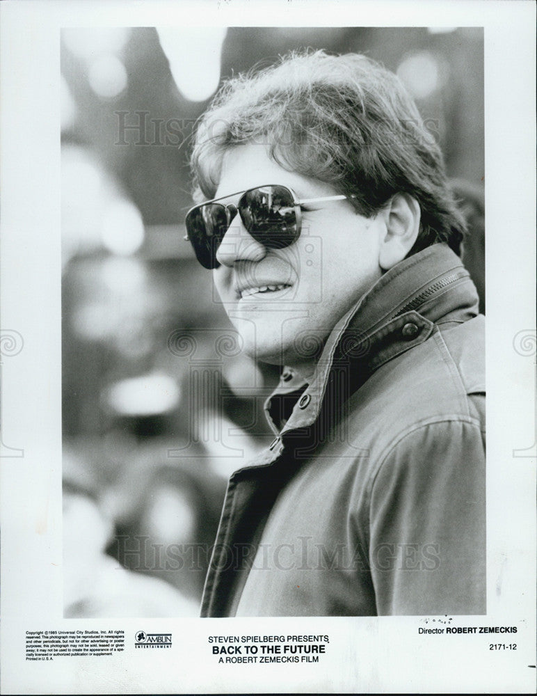 1988 Press Photo Steven Spielberg Back To The Future - Historic Images