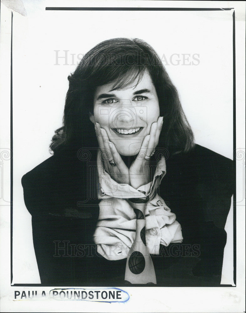 Press Photo Paula Poundstone Comedian Comedienne - Historic Images