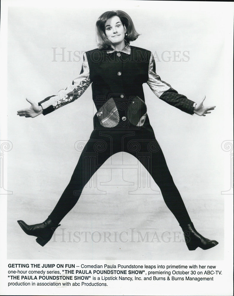 1989 Press Photo "The Paula Poundstone Show" - Historic Images