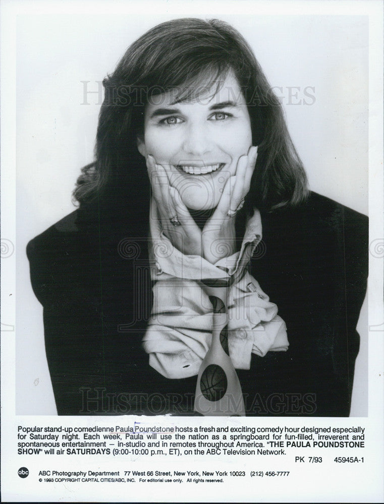 1993 Press Photo Paula Poundstone - Historic Images