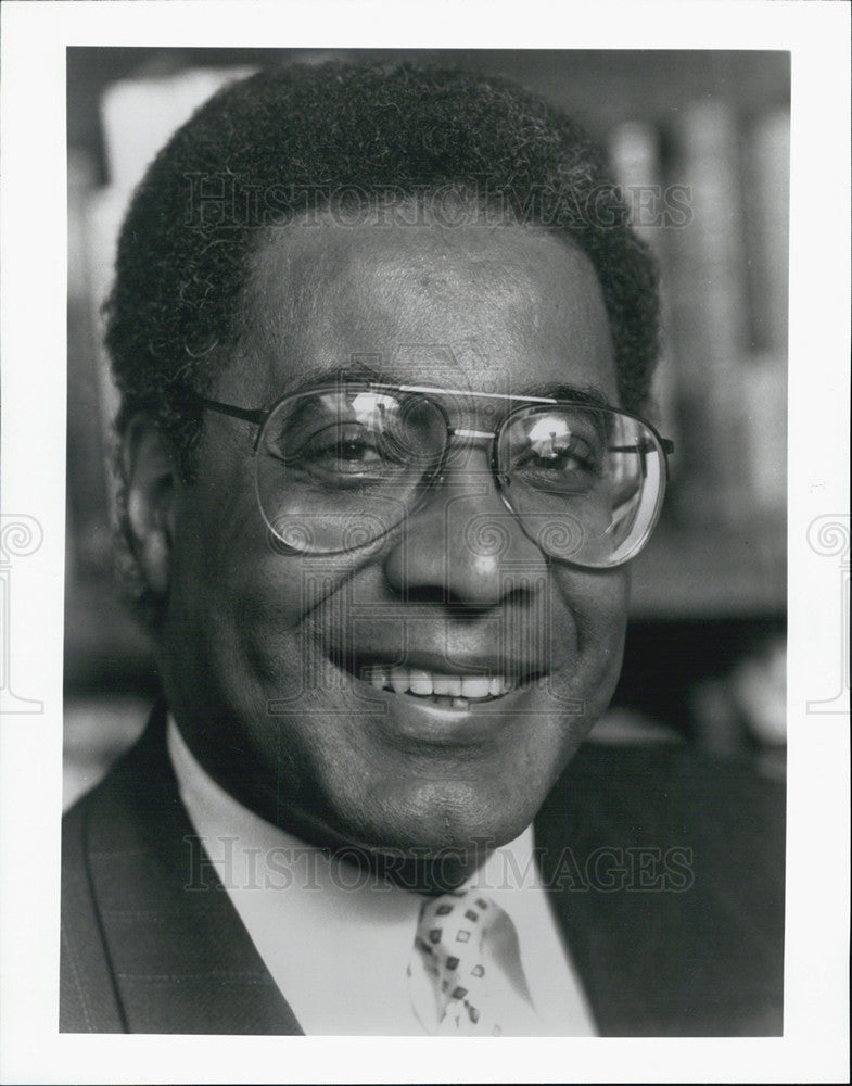 Press Photo Alvin Poussaint, Renowned Family &amp; Child Expert, Cosby Show Advisor - Historic Images