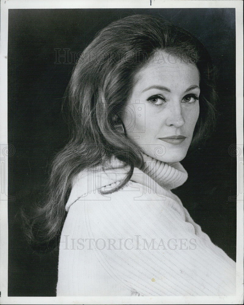 1969 Press Photo Faith Quabius Actress The Owl and the Pussycat Theatre Play - Historic Images