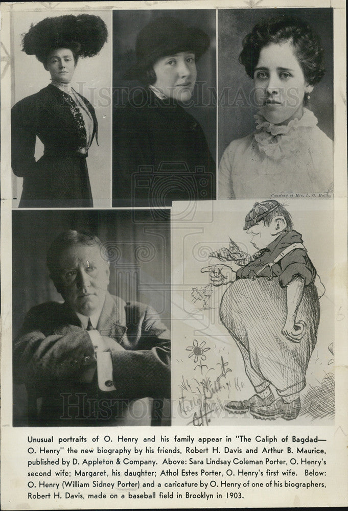 Press Photo O Henry Family Robert Davis - Historic Images